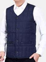 Down Padded Light Pockets Vest