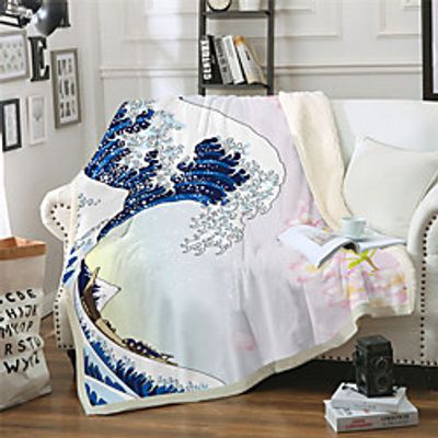 Multifunctional Blankets, Floral  Geometric Polyester Warmer Comfy Blankets Lightinthebox