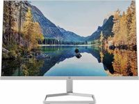 HP M24fw Full HD 23.8" IPS LCD Monitor with AMD FreeSync 2021 Model, Silver White