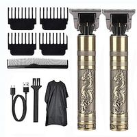 Hair Clippers for Men Professional Hair Trimmer Cordless Hair Trimmer Zero Gapped T-Blade Trimmer Edgers Clippers Electric Beard Trimmer Shaver Hair Cutting Grooming Kit Gifts for Men Pair With a Wrap Lightinthebox - thumbnail