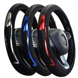 Universal Car Steering Wheel Cover Without Inner Ring New Metal Dynamic Elastic Steering Wheel Car Interior 37-38cm miniinthebox