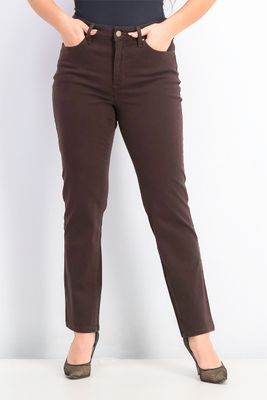 Womens Lexington Straight-Leg Jeans Dark Chocolate Womens Lexington Straight-Leg Jeans Dark Chocolate