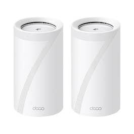 TP-Link Deco BE85 BE19000 Tri-Band Whole Home Mesh WiFi 7 System, White (Pack of 2) (Deco BE85(2-pack))