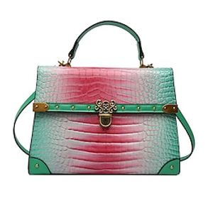 Women's Handbag PU Leather Party Daily Large Capacity Anti-Dust Geometric Color Block Black White Pink Lightinthebox
