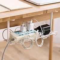 2pcs Desk Power Strip Organizer Shelf with Cable Management - Multi-layered Hanging Basket for Surge Protector and Cable Organization Lightinthebox