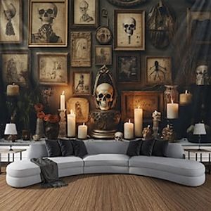 Halloween Photo Wall Hanging Tapestry Wall Art Large Tapestry Mural Decor Photograph Backdrop Blanket Curtain Home Bedroom Living Room Decoration Halloween Decorations miniinthebox