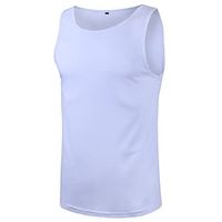 Men's Tank Top Vest Top Undershirt Sleeveless Shirt Plain Crew Neck Sports  Outdoor Athleisure Sleeveless Clothing Apparel Fashion Streetwear Muscle miniinthebox - thumbnail