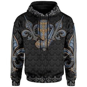 Men's Unisex Pullover Hoodie Sweatshirt Hooded Graphic Prints Print Sports  Outdoor Daily Sports 3D Print Basic Streetwear Hoodies Sweatshirts  Long Sleeve Black miniinthebox