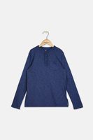 Kids Boys Long Sleeve T-Shirt  Navy - thumbnail