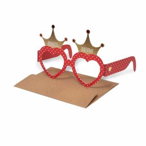 Legami Greeting Card - Large - Eyeglasses Hea - Heart (11.5 x 17 cm)