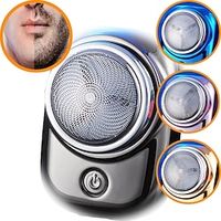 2023 Mini Electric Travel Shaver for Men Pocket Size Washable Electric Razor Mens Rechargeable Portable Cordless Shaving Beard Lightinthebox - thumbnail