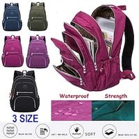 S-L Fashion Classic Backpack School Bag for Teenage Girls Nylon Backpacks Casual Travel Laptop Bag for Men and Women miniinthebox - thumbnail
