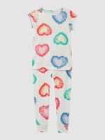 Kids Organic Heart PJ Set Kids Organic Heart PJ Set