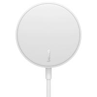 Belkin 7.5 W MagSafe Charger, Magnetic Wireless Phone Charging Pad, With 2M Extra-Long Cable For iPhone 14, 13 & 12 Series & Other Enabled Devices, White