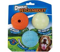 Petmate Chuckit Fetch Medley Medium - 3 - Pack