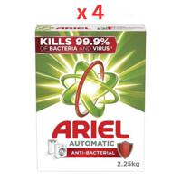 Ariel Antibacterial Laundry Detergent Automatic 2.25 kg x 4