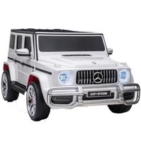 Megastar Ride On Mecedes Benz AMG G63 Single Seater Electric Car - White (UAE Delivery Only)