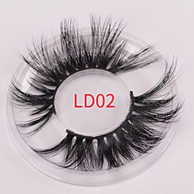 Mink False Eyelashes 25mm Lengthened Mink Hair False Eyelashes 5D Multi-layer Exaggerated Stereoscopic Eyelashes Lightinthebox