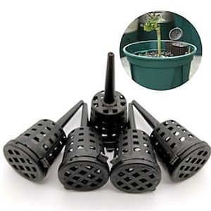 10pcs Fertilizer Baskets with Lid Portable Plastic Fertilizer Box Bonsai Fertilizer Container Fertilizer box Cover Nursery Pots miniinthebox