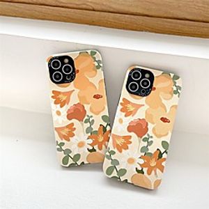Phone Case For Apple Back Cover iPhone 12 Pro Max 11 SE 2020 X XR XS Max 8 7 Shockproof Dustproof Flower TPU miniinthebox