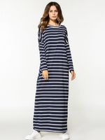 Stripe Loose Long Maxi Dresses