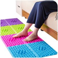 Colorful Acupuncture Moxibustion Foot Massager Medical Therapy Mat Foot Massage Pad