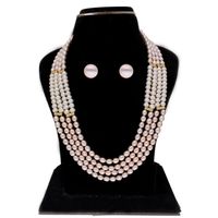 Kavya 4 Lines Pearl Necklace Set (JPAU-21-293) Kavya 4 Lines Pearl Necklace Set (JPAU-21-293)