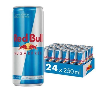 Red Bull Sugar Free Energy Drink Can 250ml Pack of 24 Red Bull Sugar Free Energy Drink Can 250ml Pack of 24