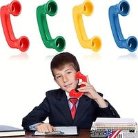 4pcs Computers Reading Classroom Operation Telephone Auditory Feedback Telephone Voice Therapy Toys Tools Promoting Reading Fluency Understanding And Pronunciation For Children And Adults Lightinthebox - thumbnail