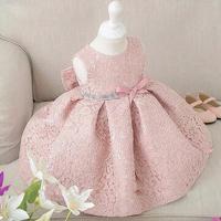 Girl Sleeveless Big Bow Dress