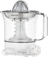 Kenwood Citrus Juicer 40W Juice Extractor with 1L Transparent Juice Jug, Stainless Steel Filter, Dust Cover, 2 Way Rotation, Cord Storage for Home, Office, Restaurant & Cafeteria JE290A White/Clear