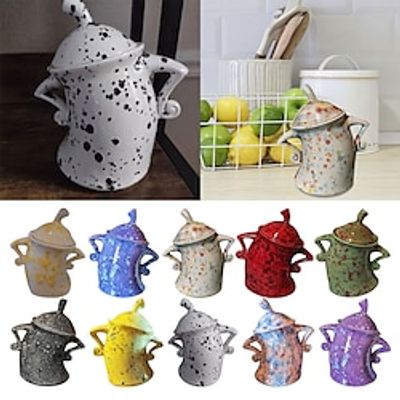 Covered Jar, Canister with Attitude, Sealed Interesting Christmas Decoration Storage Jar, Candy Jar with Lid, Plastic Food Storage Jar, Desktop Decoration, Halloween Christmas Decoration miniinthebox