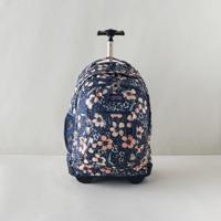 Jansport Floral Print Trolley Backpack with Retractable Handle - 50x36x20 cms