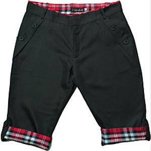 Men's Basic Shorts Bermuda shorts Pants Solid Colored Knee Length Black Khaki Dark Gray Gray miniinthebox