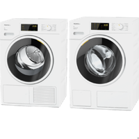 Miele 8 Kg W1 Front Load Washing Machine+ Miele 8 Kg T1 Heat Pump Dryer - thumbnail