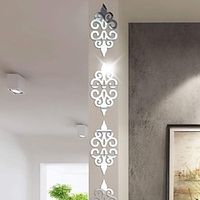 10pcs Silver Removable Acrylic Mirror Wall Sticker Decal for Home Living Room Bedroom Decor Art DIY Home Decoration Silver 7X7cmX10pcs miniinthebox - thumbnail