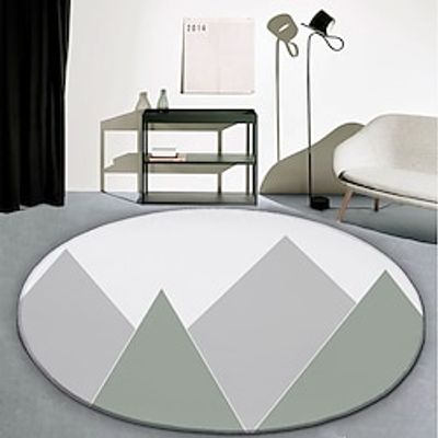 Geometric Round Area Rug for Living Room Floor Carpet Accent Throw Runner Rug Red Plaid Kids Play Mats Bedroom Nursery Lightinthebox Geometric Round Area Rug for Living Room Floor Carpet Accent Throw Runner Rug Red Plaid Kids Play Mats Bedroom Nursery Lightinthebox