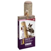 Smartykat Sea Column Seagrass Cat Scratch Post with Snap2It Toy