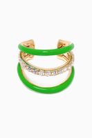 3-Wire Single Ear Cuff with Diamonds in 18kt Yellow Gold 3-Wire Single Ear Cuff with Diamonds in 18kt Yellow Gold