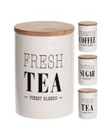 Koopman Jar with Lid Dia 10 x H14.8 cm Assorted 1 Piece