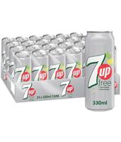 7UP Diet Can 330ml Pack of 24