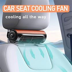 Car Seat Cooling Neck Fan 12v Car Fan Low Noise Vehicle Air Conditioner Ventilation Harcirculator Car Cooling Car Seat Mini Fan Lightinthebox