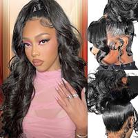 360 Frontal Wigs 360 HD Full Lace Body Wave Front Wigs Human Hair for Women 100% Virgin Human Hair Pre Plucked Glueless 130/150/180 Density Can Make Bun And High Ponytail Natural Color Lightinthebox