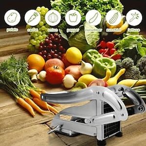 Potato Cutter Stainless Steel Household Potato Cutter Cucumber Cutter Cutting French Fries Kitchen Tools miniinthebox