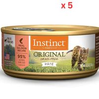 Instinct Original Salmon Wet Cat Food - 5.5Oz (Pack of 5) - thumbnail