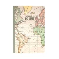 Legami Notebook Medium Plain - Travel - thumbnail