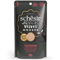 Schesir After Dark Velvet Mousse For Cat - Chicken With Beef - 80G