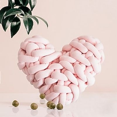 Soft Knot Pillow Love Valentine Aesthetic Knot Love Pillows Decorative Throw Pillows Handmade Love Knot Ball Throw Pillow for Home Decoration Lightinthebox