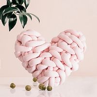 Soft Knot Pillow Love Valentine Aesthetic Knot Love Pillows Decorative Throw Pillows Handmade Love Knot Ball Throw Pillow for Home Decoration Lightinthebox - thumbnail