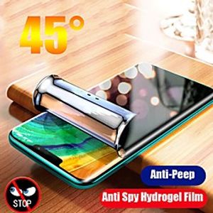Phone Screen Protector For Huawei Nova 8 Pro Nova 8 P40 P40 Pro Mate 40 TPU Hydrogel 3 pcs Ultra Thin Scratch Proof Privacy Anti-Spy Front Screen Protector Phone Accessory Lightinthebox